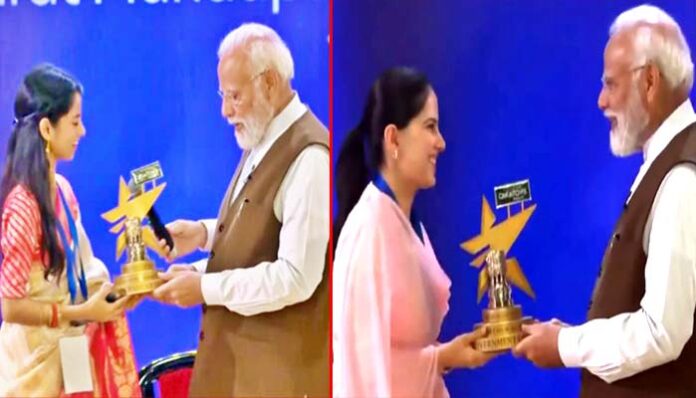 National Creators Award: मैथिली ठाकुर, जया किशोरी समेत इन 23 हस्तियों को PM मोदी ने नेशनल क्रिएटर अवॉर्ड से किया सम्मानित National Creators Award maithili thakur