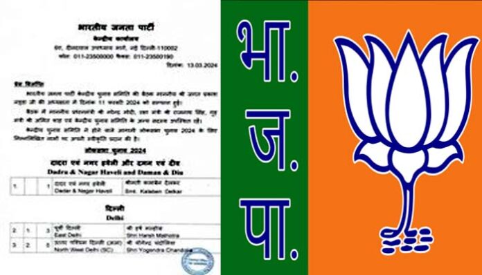 भाजपा ने पौड़ी तथा हरिद्वार लोकसभा सीट पर अपने प्रत्याशी किये घोषित, देखें किन्हें मिला टिकट