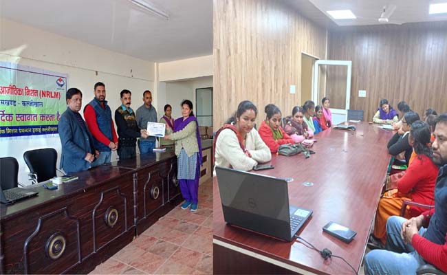 कल्जीखाल ब्लॉक सभागार में लखपति दीदियों को किया सम्मानित