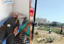 अतिक्रमण हटाने गई ग्रेटर नोएडा प्राधिकरण की टीम पर अवैध कब्जा धारकों ने किया हमला illegal occupants attacked the authority team