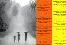 उत्तराखंड के इन जिलों में आज भी तेज बारिश के साथ ओलावृष्टि का अलर्ट जारी rain and hailstorm alert issued in Uttarakhand