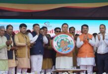 मुख्यमंत्री पुष्कर सिंह धामी ने किया ‘आदर्श चम्पावत’ लोगो का विमोचन